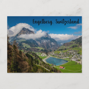 Engelberg Zwitserland Feestdagenkaart