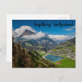 Engelberg Zwitserland Feestdagenkaart (Voorkant / Achterkant)