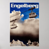 Engelberg, Zwitserland,Ski Poster (Voorkant)