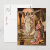 engelbericht briefkaart (Voorkant / Achterkant)