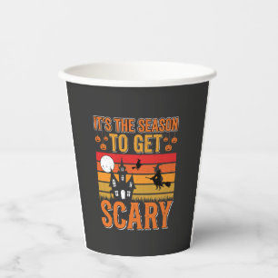 Engelbewaarder Halloween Heksenhuis Ontwerp_1 Papieren Bekers