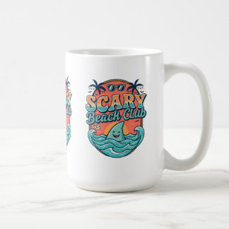Engelbewaarder Strand Club Grappige Vintage Strand Koffiemok
