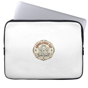 Engelcore Kat Engelcore Kat Vintage Vector Kunst S Laptop Sleeve