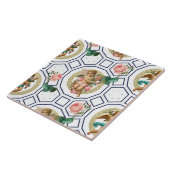 Engelen, Barok, rococo, , Tegeltje (Zijkant)