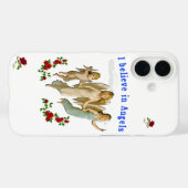 Engelen Case-Mate iPhone Case (Achterkant (horizontaal))