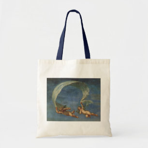 Engelen Detail van Adonis geleid door Cupido's doo Tote Bag