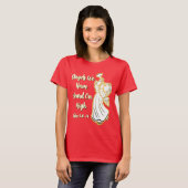 Engelen die we in de hoogte hebben gehoord t-shirt (Voorkant volledig)