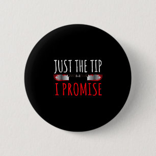 Engelen Halloween de tip beloof bebloede mes Ronde Button 5,7 Cm