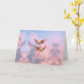 Engelen in de lucht kaart (Gele Bloem)