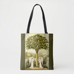 engelen keer voorbij canvas tas