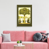 engelen keer voorbij omhuld canvas (Insitu (Woonkamer))