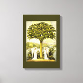 engelen keer voorbij omhuld canvas (Voorkant)