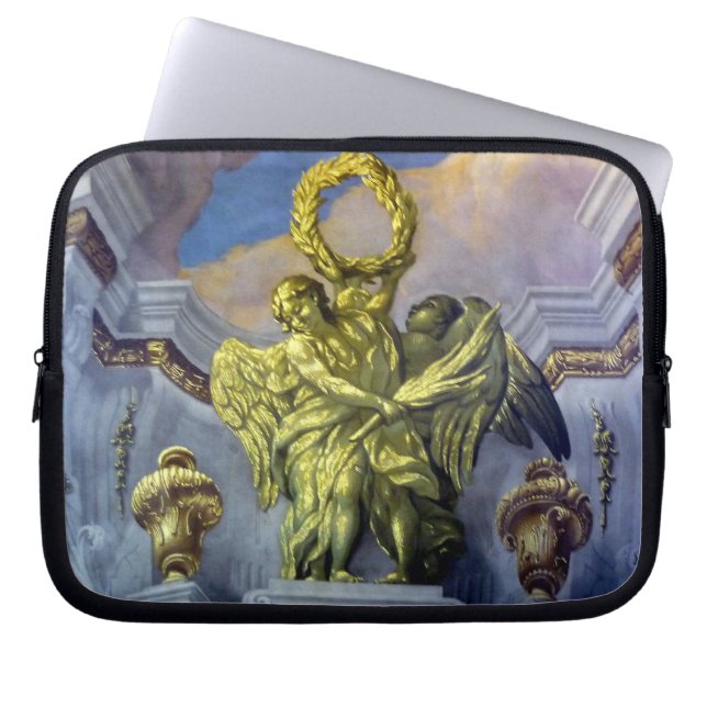 engelen laptop sleeve (Voorkant)