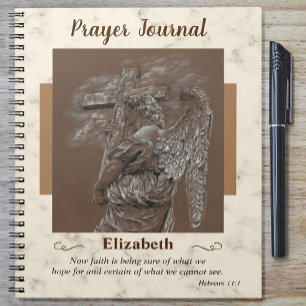 Engelen met Cross Prayer Journal Notitieboek
