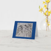 Engelen Notecard Kaart (Gele Bloem)