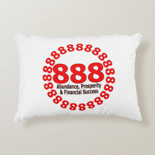 Engelen nummer 888 – Abundance & Harmony Accent Kussen