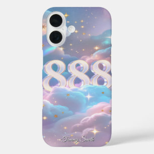 Engelen nummer 888 – Kosmische manifestatie iPhone 16 Hoesje