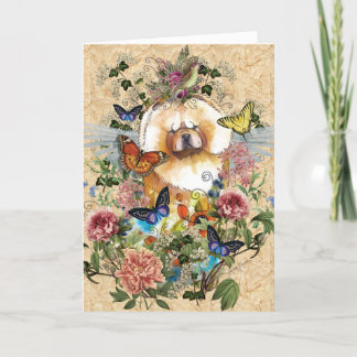 ENGELEN ONDER ONS Chow art cards- huisdier verlies Feestdagen Kaart