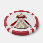 Engelen Poker Chips, rode gestreepte rand Poker Chips (Enkel)