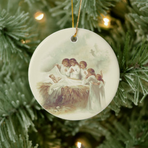 Engelen van Christus Keramisch Ornament