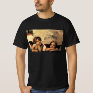 Engelen van de Sixtijnse Madonna door Raphael Sanz T-shirt