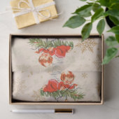 Engelen versieren de kerstboom tissuepapier (Geschenk)