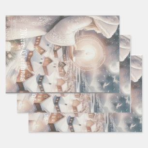 Engelen waken over je inpakpapier vel