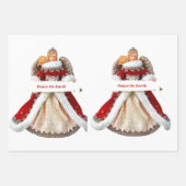 Engelen Wrapping Papier Flat Sheet Set van 3 Inpakpapier Vel (Voorkant 2)