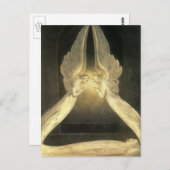  engelen zweven over Jezus Christus Briefkaart (Voorkant / Achterkant)