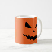 Engelenbak Halloween Jack OLantern zwart gezicht o Koffiemok (Voorkant rechts)