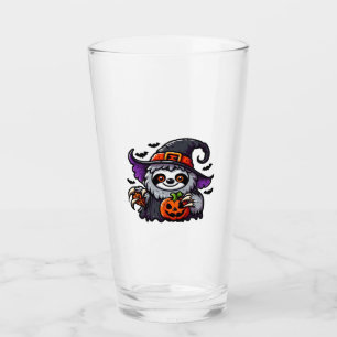Engelengriewelijke Halloween Luiaard Heksenhoed Ko Glas
