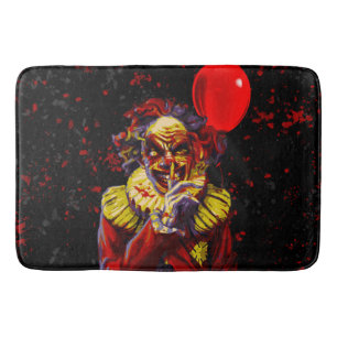 Engelenier Halloween Clown Horror Film Badmat