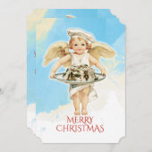 engelenkok Holly Christmas cake Feestdagenkaart (Voorkant / Achterkant)