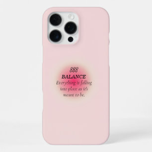 Engelennummers iPhone 16 Pro Max Hoesje – Roze Vib