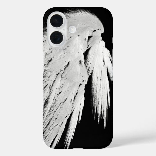 ENGELENVLEUGELS Grijze Aangeraakte Veren Links Aan Case-Mate iPhone Case (Achterkant)