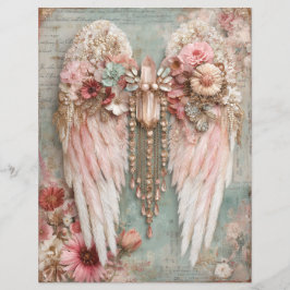 Engelenvleugels Junk Journal Scrapbook Papier