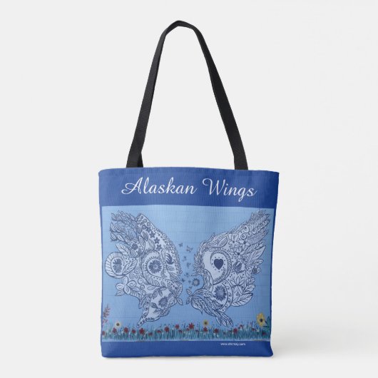Engelenvleugels Tote Tas (Achterkant)