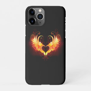 Engelenvuurhart met vleugels iPhone 11Pro hoesje