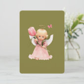 engelkind bedankkaart (Staand voorkant)