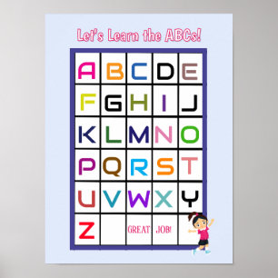 Engels ABC Poster