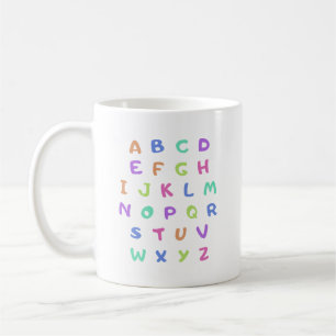 Engels alfabet koffiemok