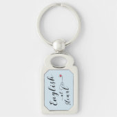 Engels at Heart Keyring, Engeland Sleutelhanger (Voorkant)