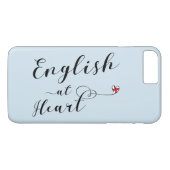 Engels bij hart mobiele telefoon draagtas Case-Mate iPhone case (Achterkant (Horizontaal))