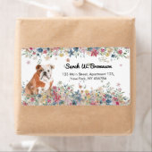 Engels British Bulldog Etiket (Insitu)