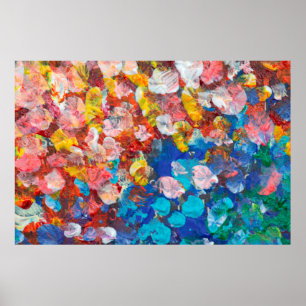 engels buldog portret intellectuele kunst , grijs poster