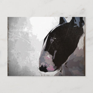 Engels Bull Terrier Art Briefkaart
