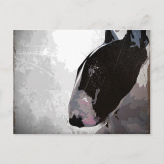 Engels Bull Terrier Art Briefkaart
