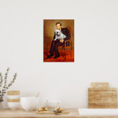 Engels Bulldog 9 - Lincoln Poster (Keuken)