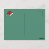 Engels Bulldog Christmas Briefkaart (Achterkant)