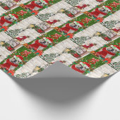 Engels Bulldog Christmas Cadeaupapier (Hoek)